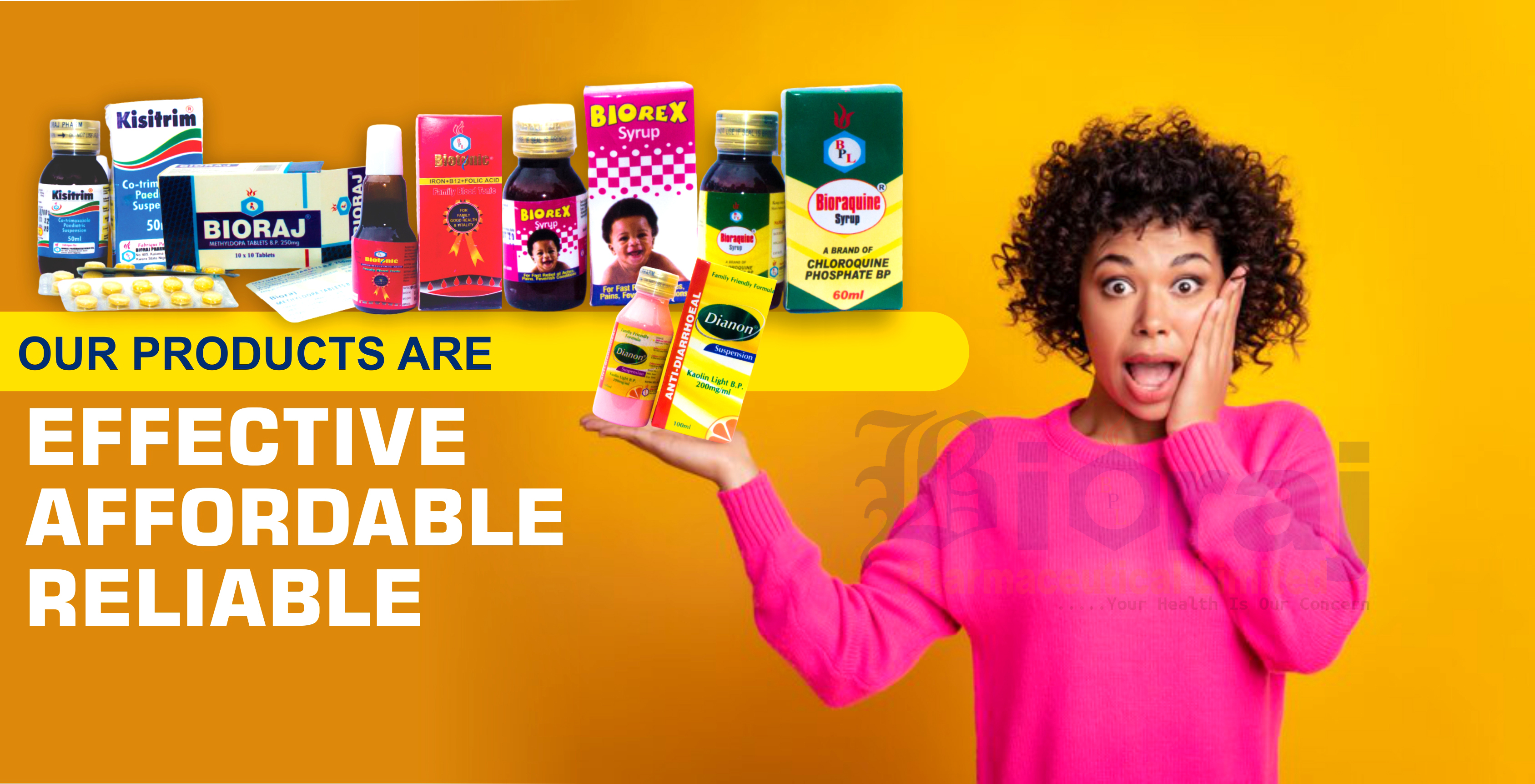 WE PRODUCE RELIABLE AND EFFECTIVE PRODUCTS